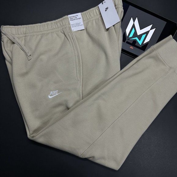 Nike | Pants | Nike Sportswear Club Fleece Tapered Joggers Beige Rattan  Mens Sizes Bv26726 | Poshmark
